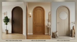 Các mẫu cửa vòm Composite phổ biến