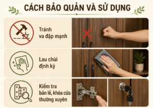 Cách bảo quản và sử dụng cửa Composite
