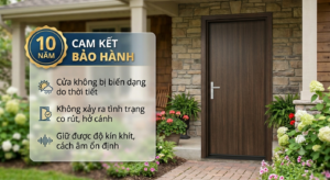 Cửa Composite bảo hành 10 năm