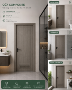 Cửa Composite chống nước tuyệt đối