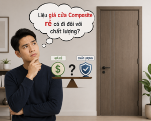 Liệu giá cửa Composite rẻ có đi đôi với chất lượng?
