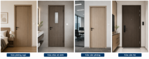 Cửa Composite ứng dụng linh hoạt cho mọi không gian