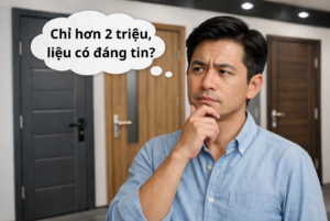 Cửa chỉ hơn 2 triệu liệu có đáng tin không?