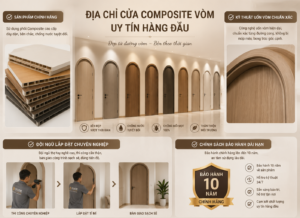 Cửa Composite vòm uy tín