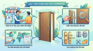 Lưu ý khi chọn mua cửa Composite