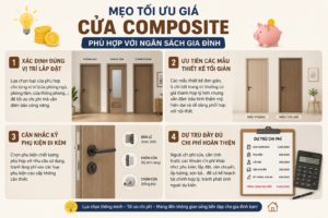 Mẹo tối ưu giá cửa Composite