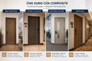 Ứng dụng của cửa Composite