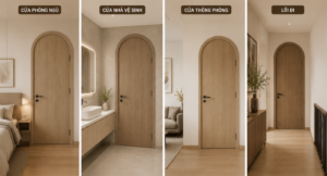Ứng dụng của cửa vòm Composite