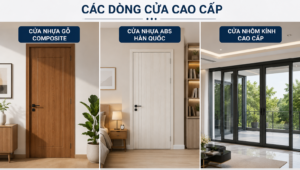 Top 3 dòng cửa chống ẩm mốc được ưa chuộng