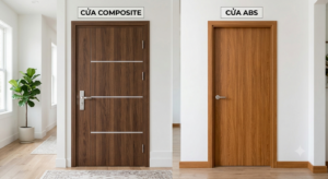 Các loại cửa nhựa giả gỗ