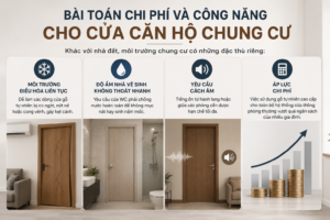 Chi phí và công năng cho cửa căn hộ chung cư