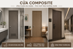 Cửa Composite ứng dụng đa dạng
