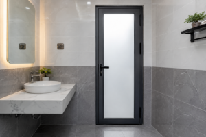 Cửa nhôm kính cho cửa nhà vệ sinh