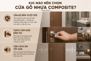 Khi nào nên chọn cửa gỗ nhựa Composite?