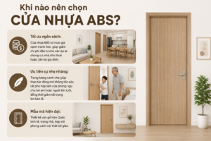 Khi nào nên chọn cửa nhựa ABS?