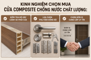 Kinh nghiệm chọn mua cửa Composite chống nước chất lượng