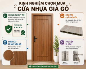 Kinh nghiệm chọn mua cửa gỗ nhựa giả gỗ