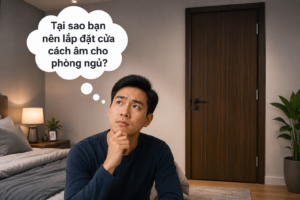 Tại sao bạn nên lắp đặt cửa cách âm tốt cho phòng ngủ?