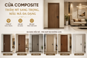 Cửa Composite thẩm mỹ