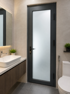 Cửa nhôm kính nhà vệ sinh