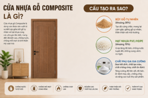 Cửa nhựa gỗ Composite là gì?