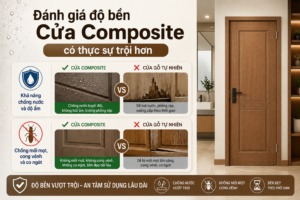 Đánh giá độ bền cửa Composite