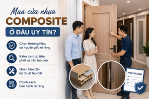 Mua cửa nhựa Composite ở đâu uy tín