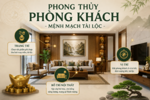 Phong thủy phòng khách mệnh tài lộc