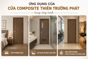 Ứng dụng của cửa Composite Thiên Trường Phát trong công trình