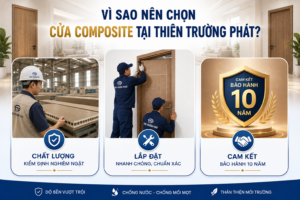 Vì sao nên chọn cửa Composite tại Thiên Trường Phát