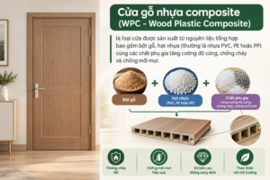 Cửa gỗ nhựa Composite là gì?
