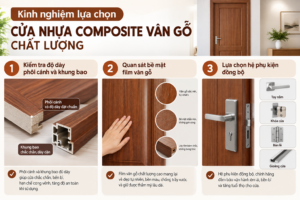 Kinh nghiệm lựa chọn cửa nhựa Composite vân gỗ chất lượng