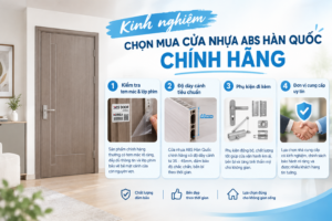 Kinh nghiệm chọn mua cửa nhựa ABS Hàn Quốc chính hãng