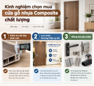 Kinh nghiệm chọn mua cửa gỗ nhựa Composite