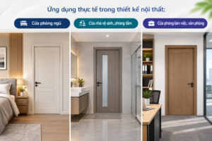 Ứng dụng thực tế cửa nhựa Composite